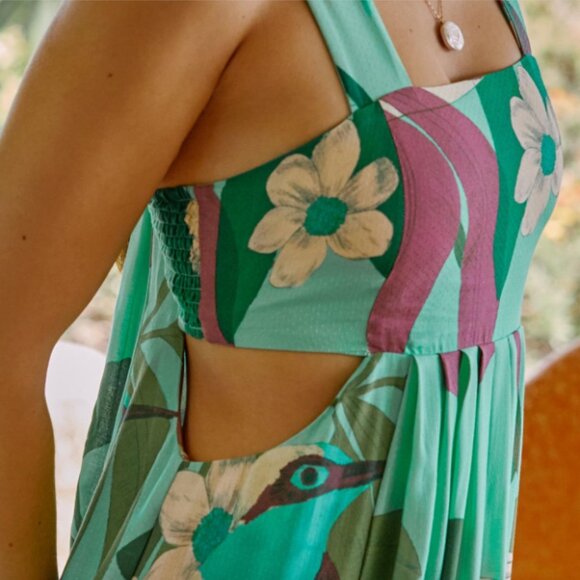 Brand New THE PIPER BANDEAU CUTOUT MAXI DRESS - Picture 10 of 12